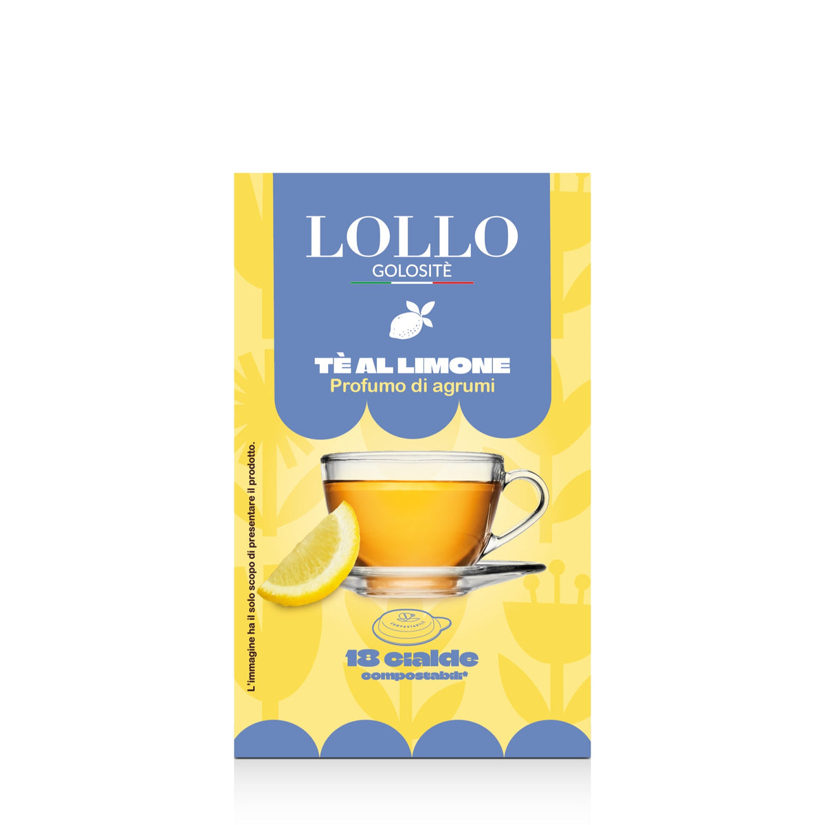 Lollo Caffè Le Golosità Thè al Limone – 18 cialde ESE 44 mm