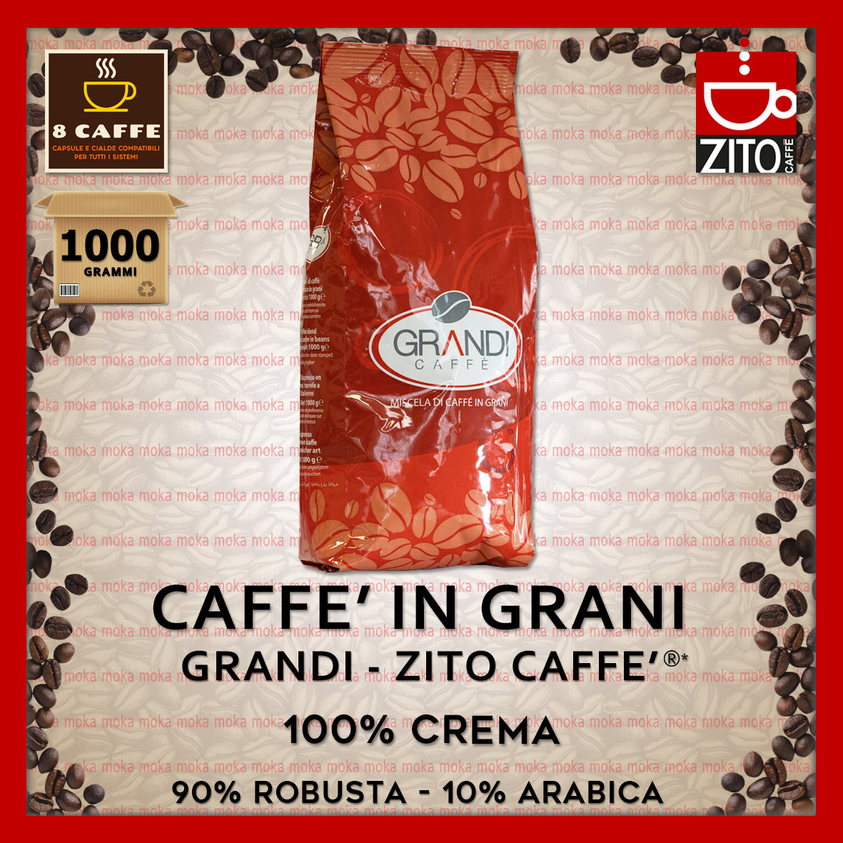 Zito Caffè Grandi – caffè in grani 1 kg