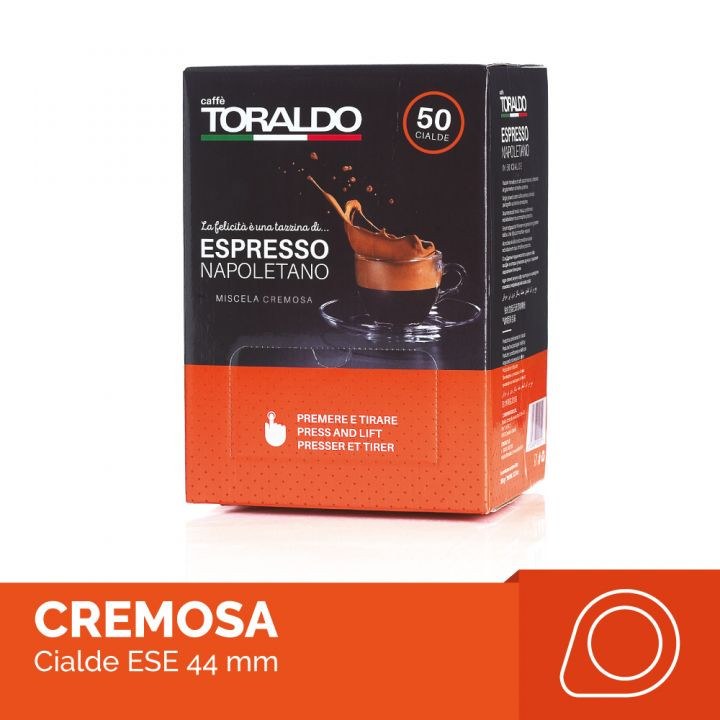 Toraldo Cremosa – 50 cialde ESE 44 mm